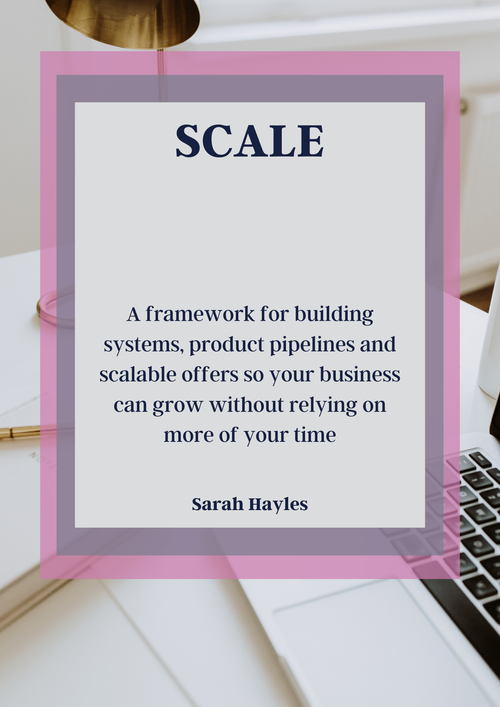 SCALE — Build systems and product pipelines that grow your income